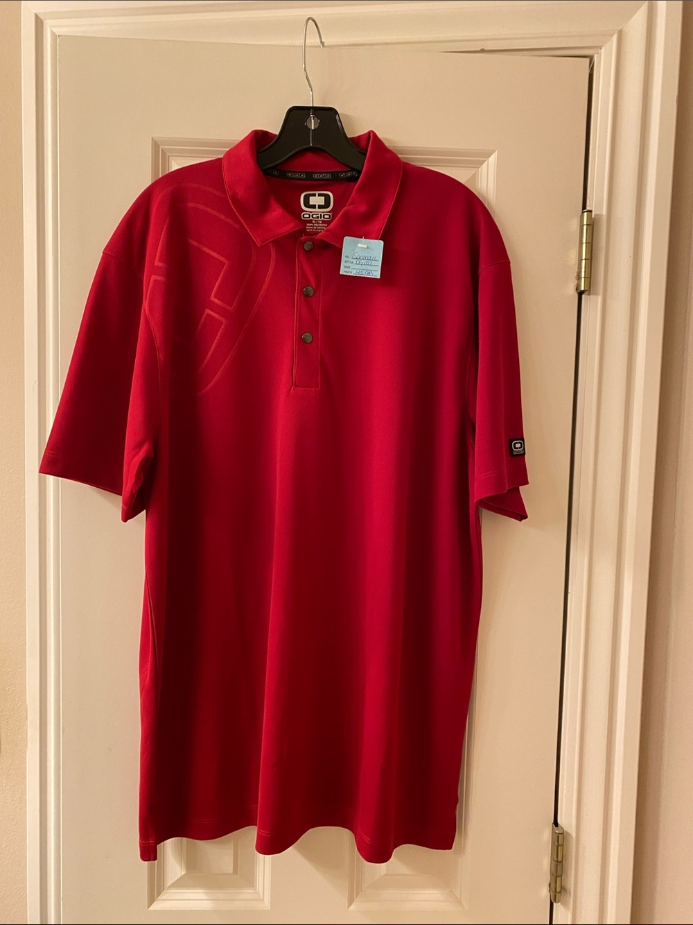 OGIO Men’s Red Short-Sleeve Performance Polo